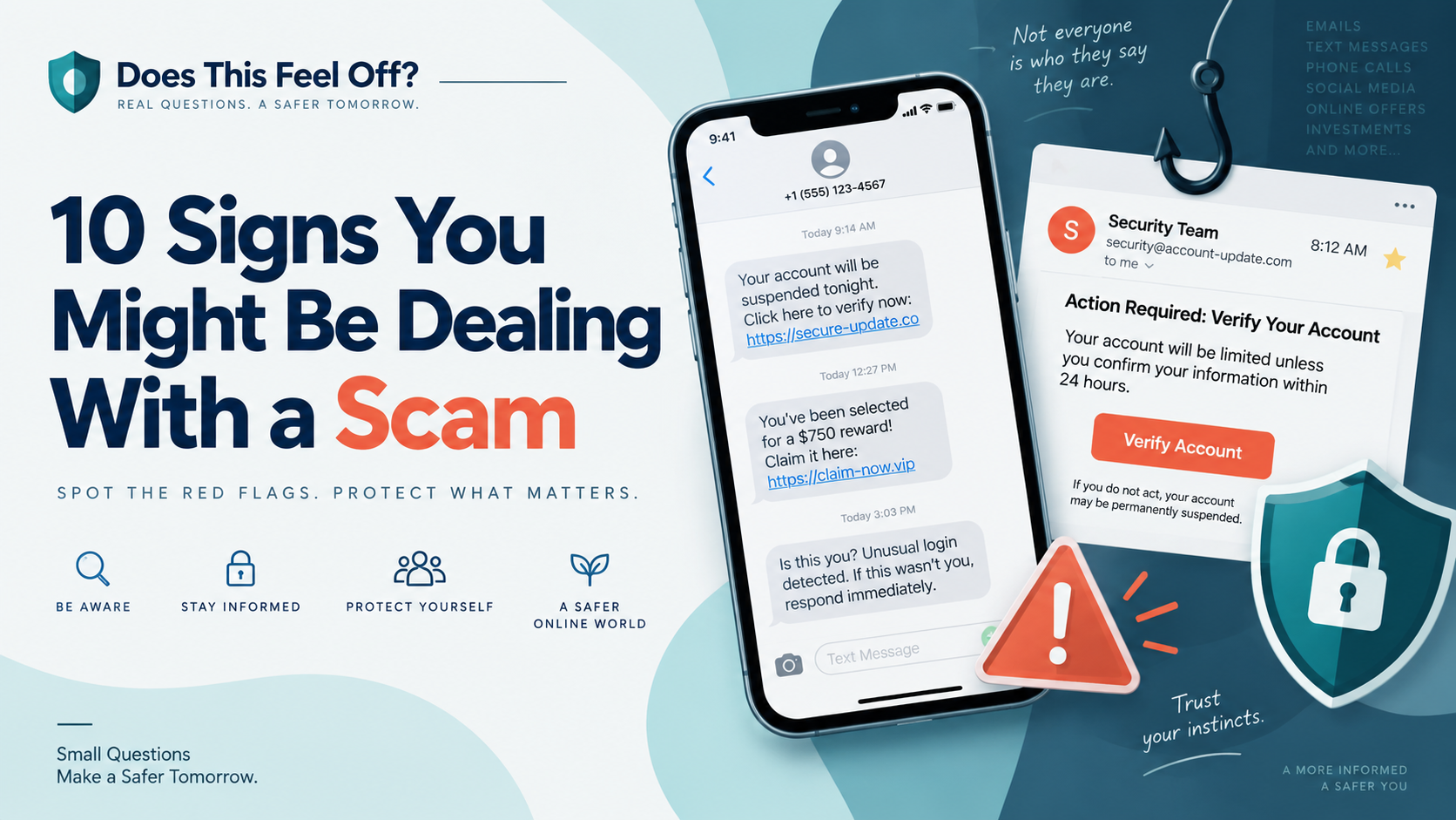 Does This Feel Off? 10 Signs You Might Be Dealing With a Scam