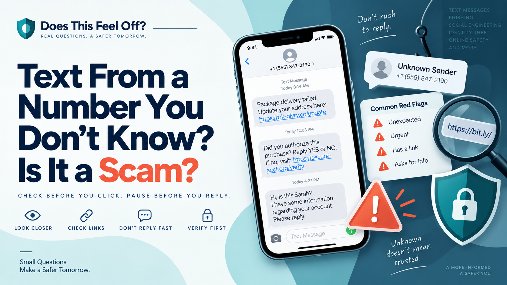 I Got a Text From a Number I Don’t Know — Is It a Scam?