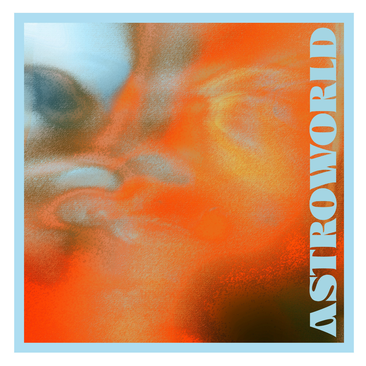 An album cover redesign concept for Astroworld by Travis Scott (Front)
