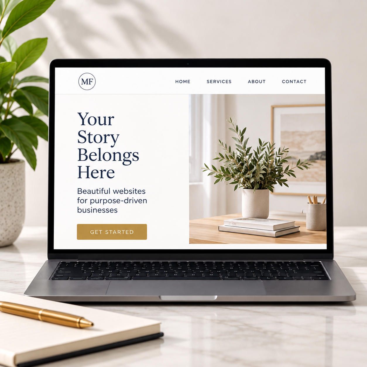 Let us help you design a professional website.