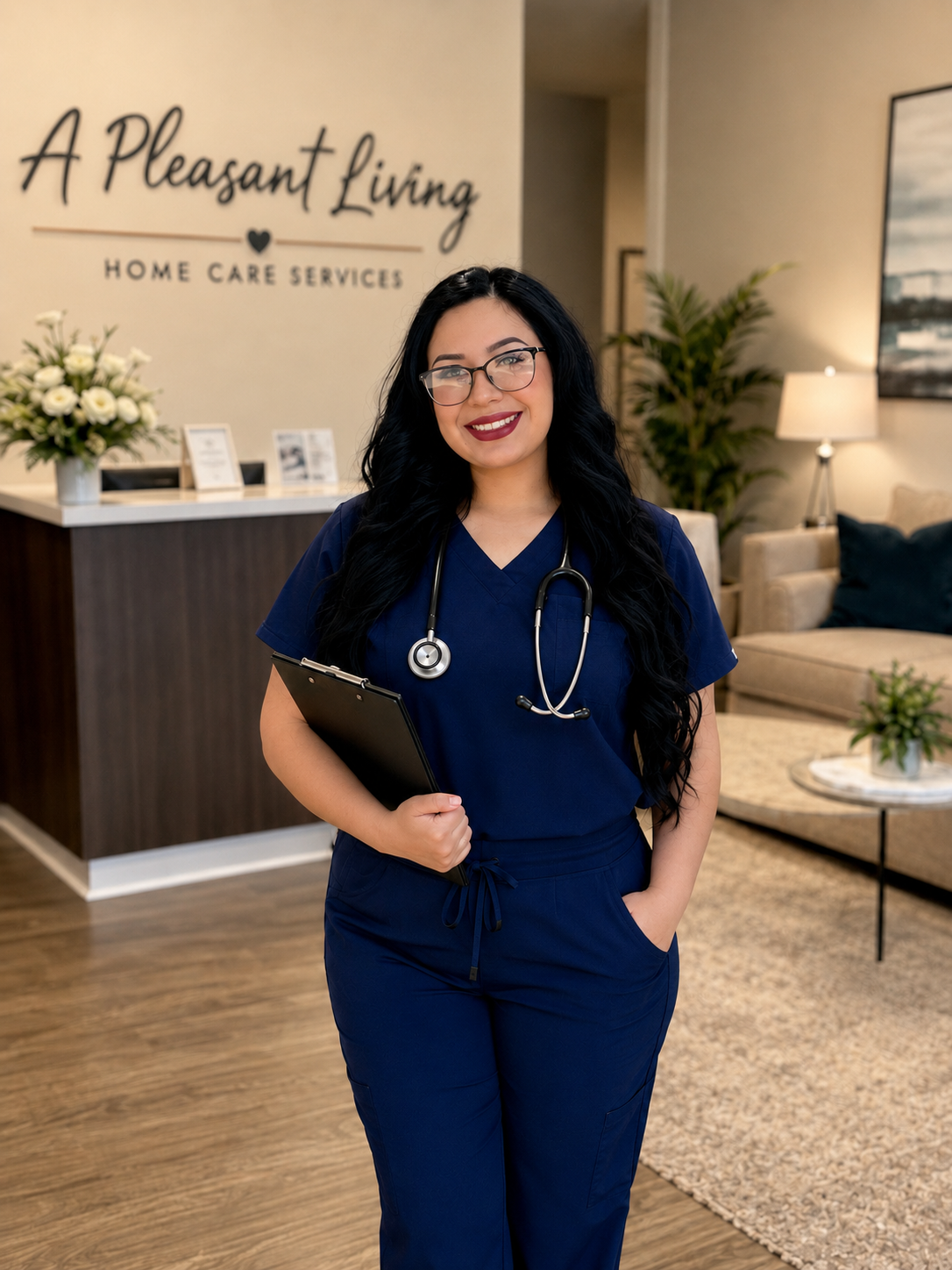 Evianna Suchil, owner of A Pleasant Living