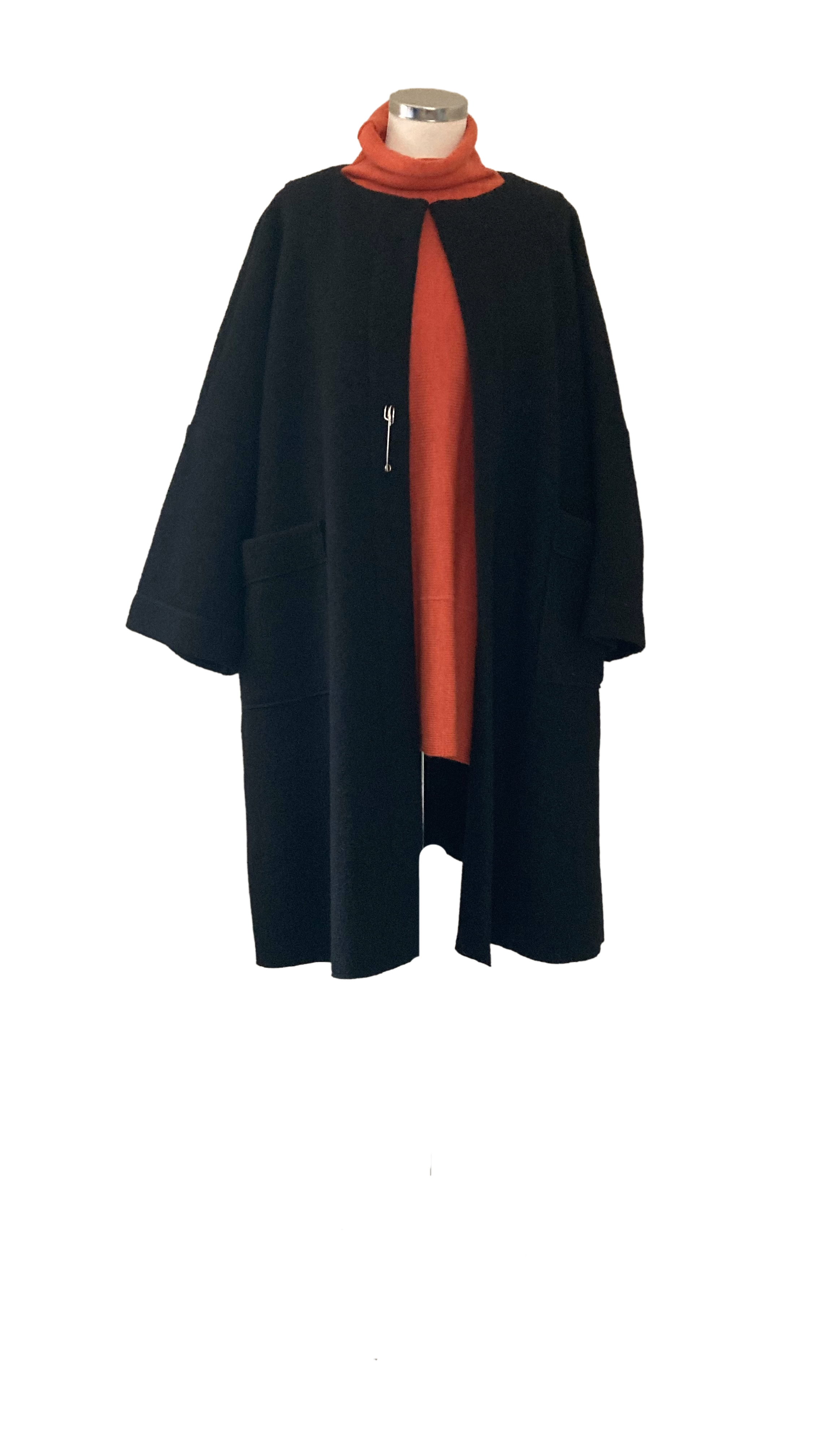 Black Wool Coat