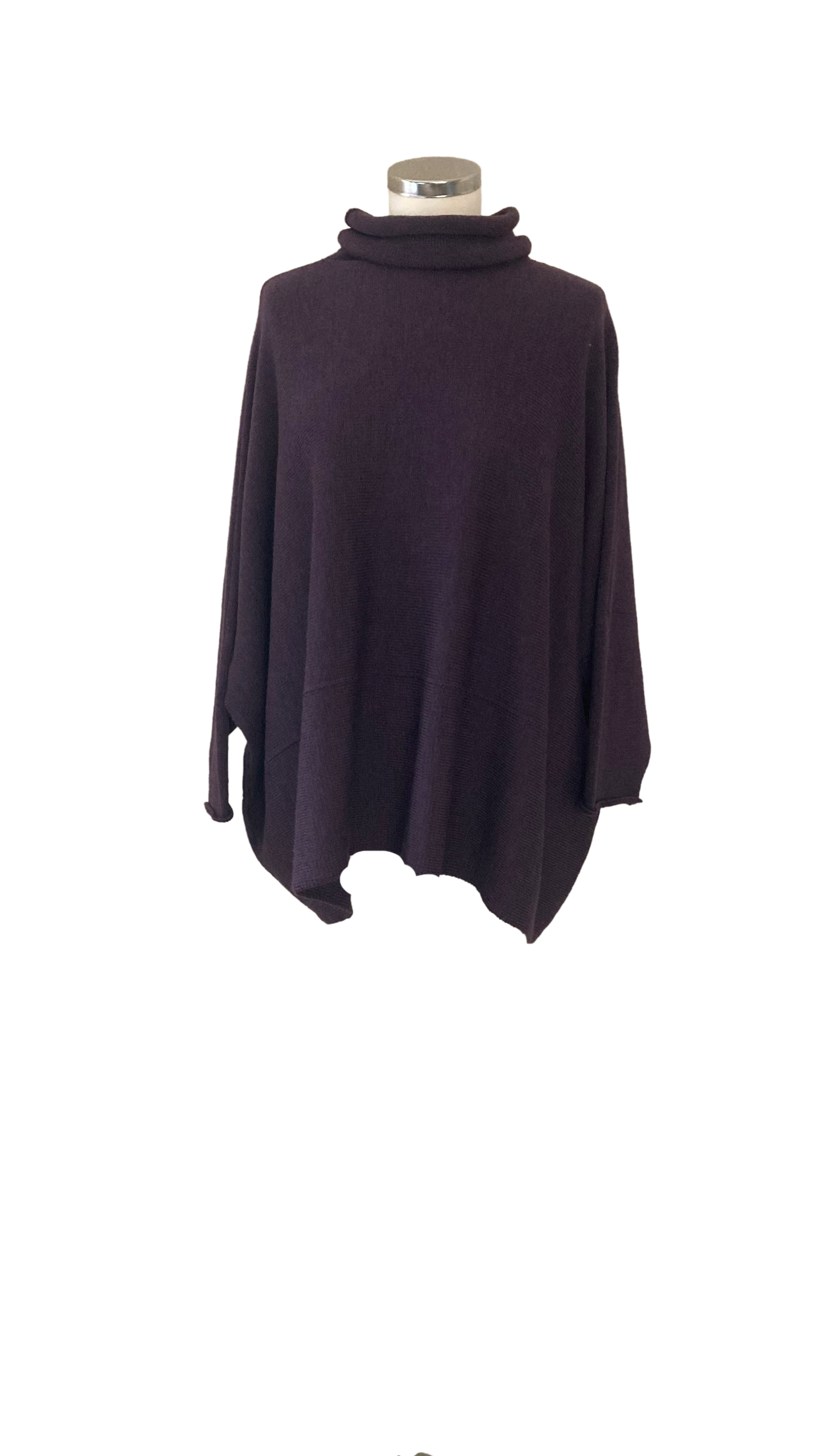 Berry Soft Collar Jumper