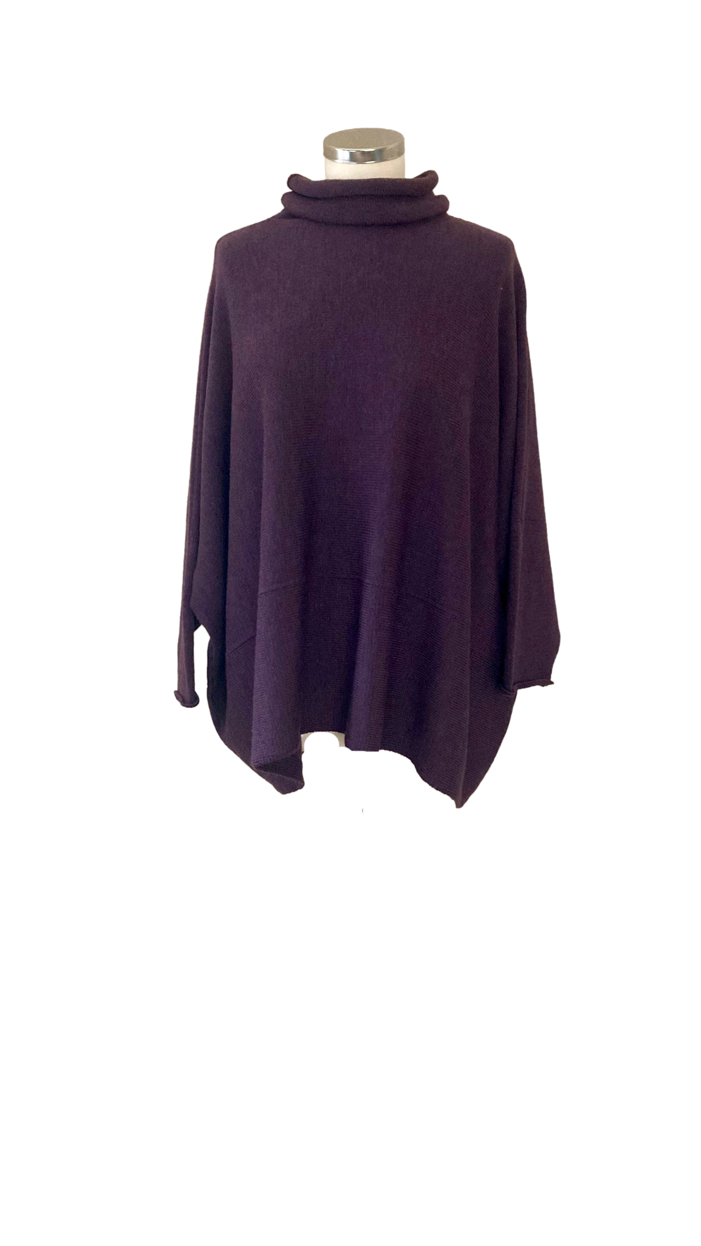 Berry Soft Collar Jumper