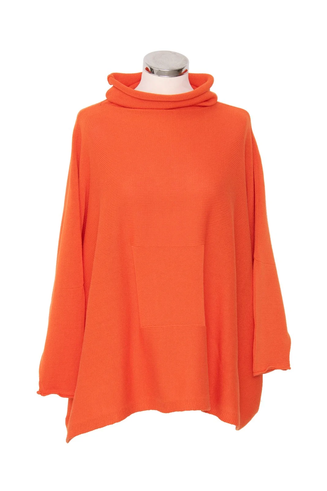 Burnt Orange Soft Neck Jumper