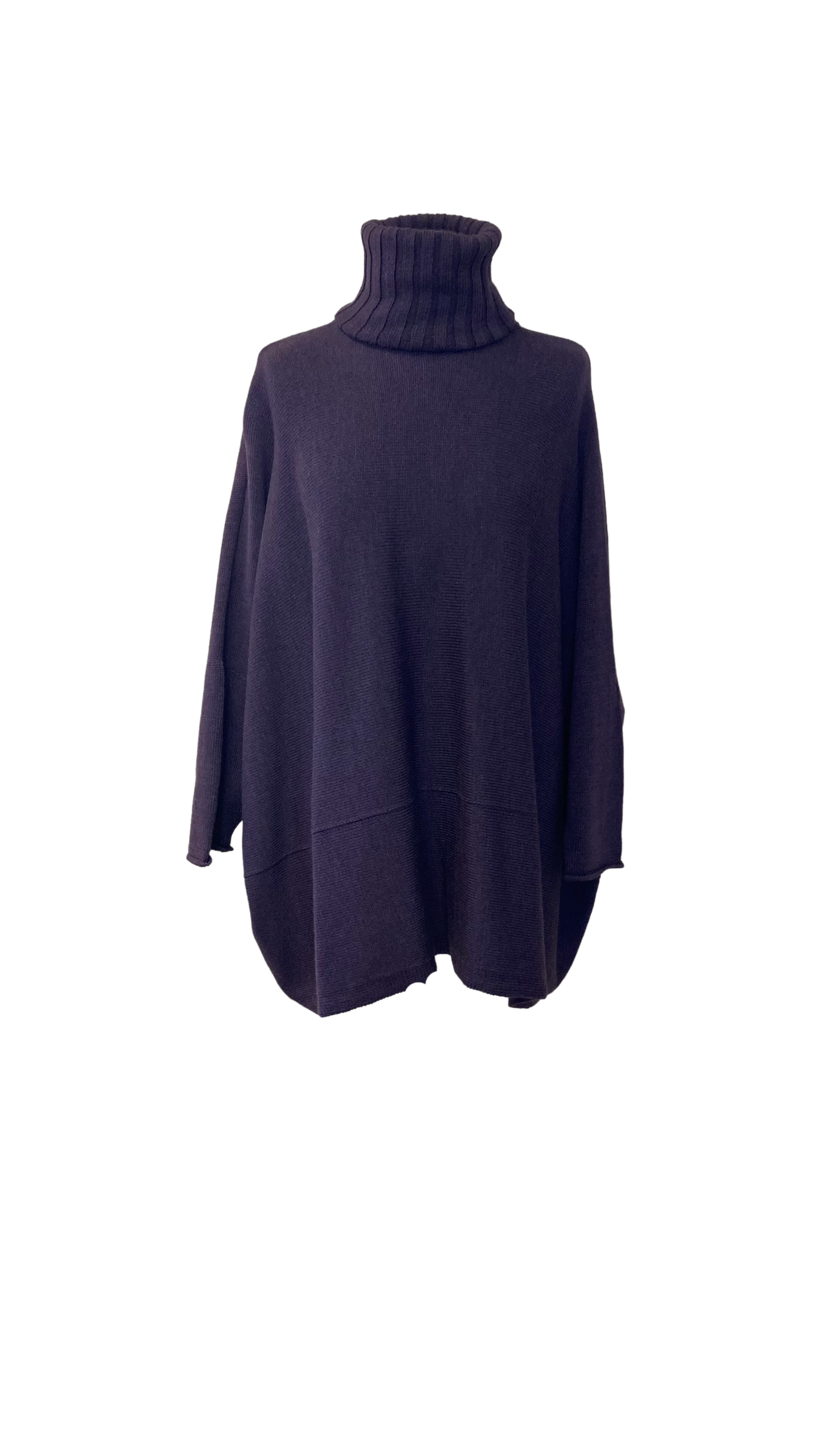 Berry Rib Collar Jumper