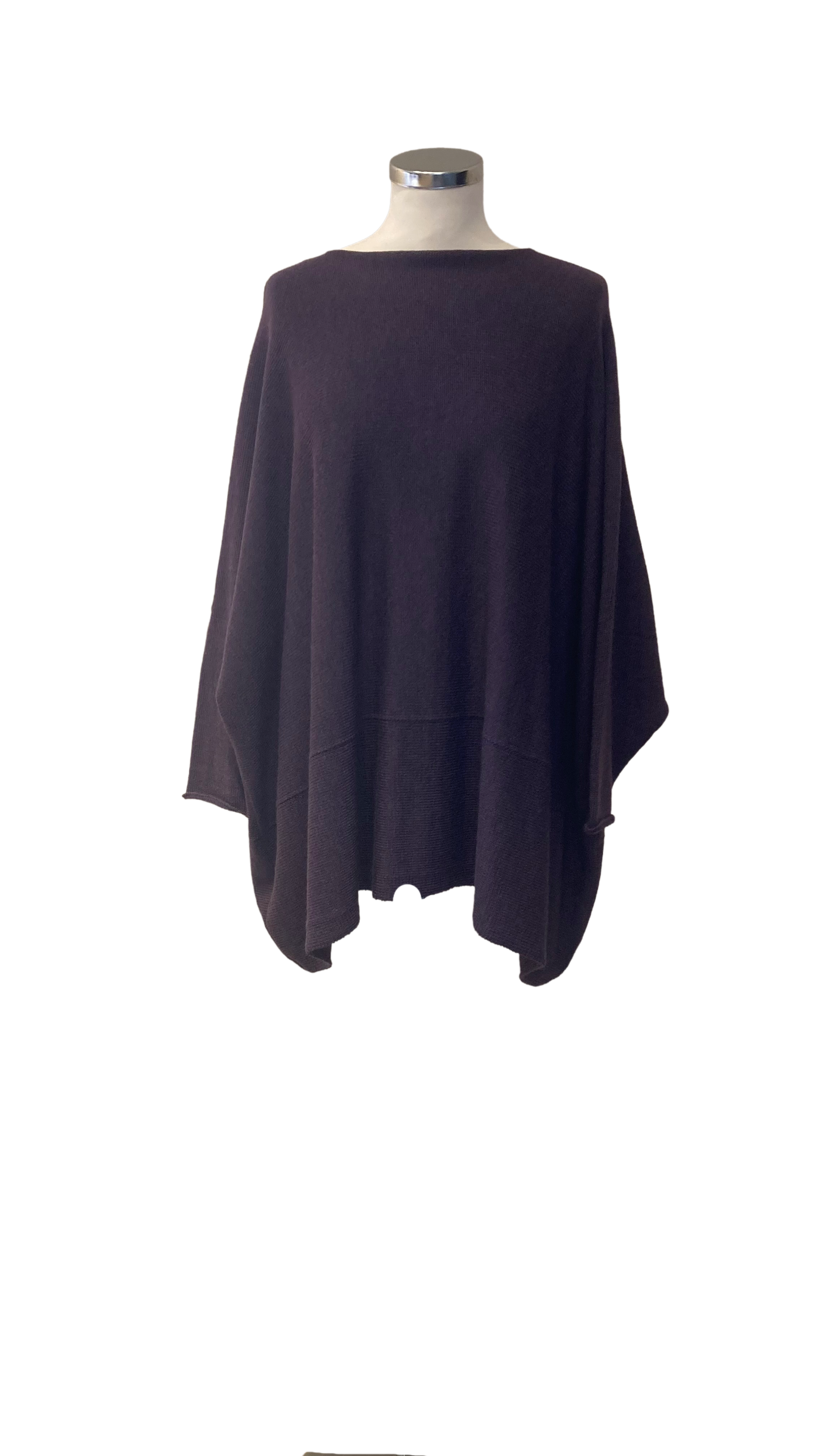 Berry Slash Neck Jumper