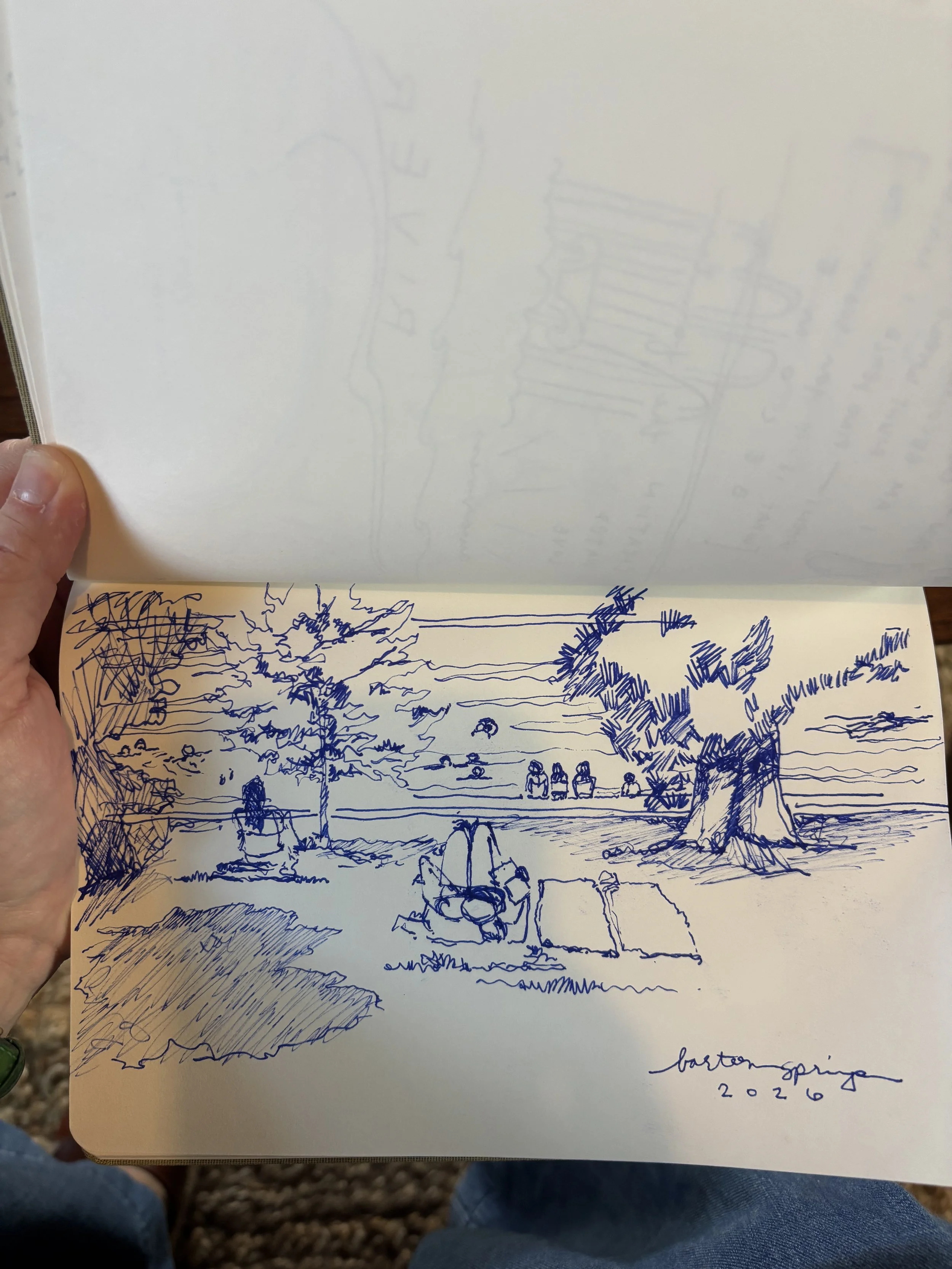 Barton Springs Print