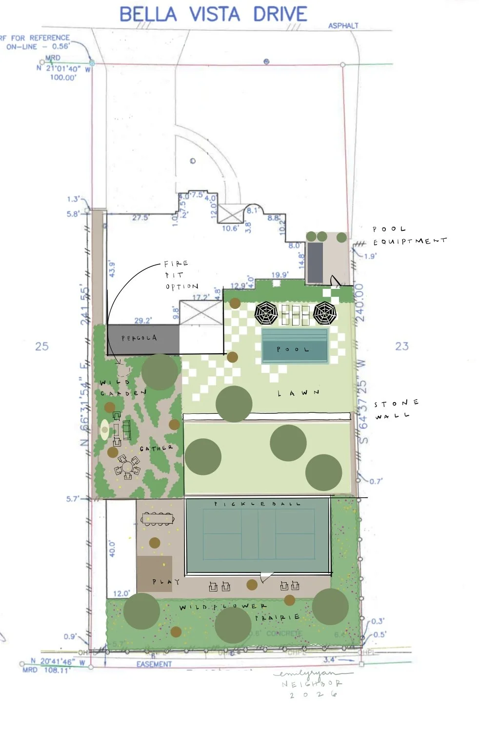 Residential Landscape Conceptual Design