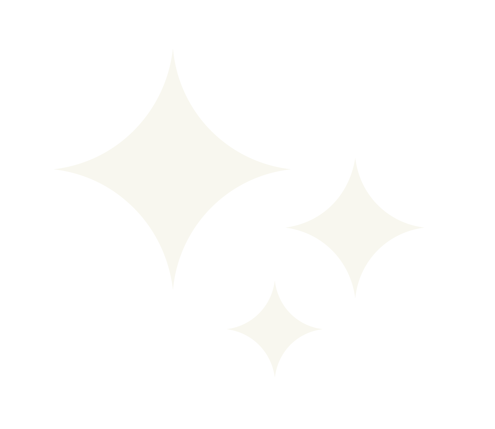 Pattern of white sparkling stars on a black background.