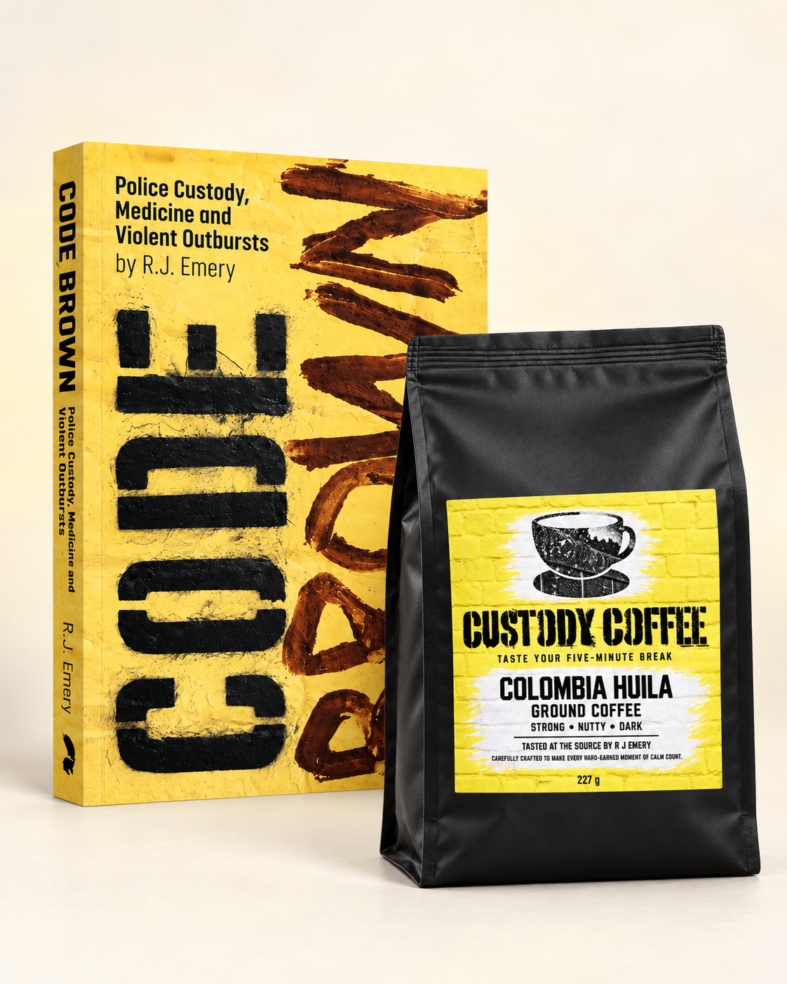 Signed Code Brown Book and Colombian Coffee
