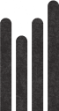 Black and white vertical bars of varying heights.