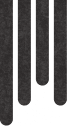 Close-up of black paint drips on a white surface