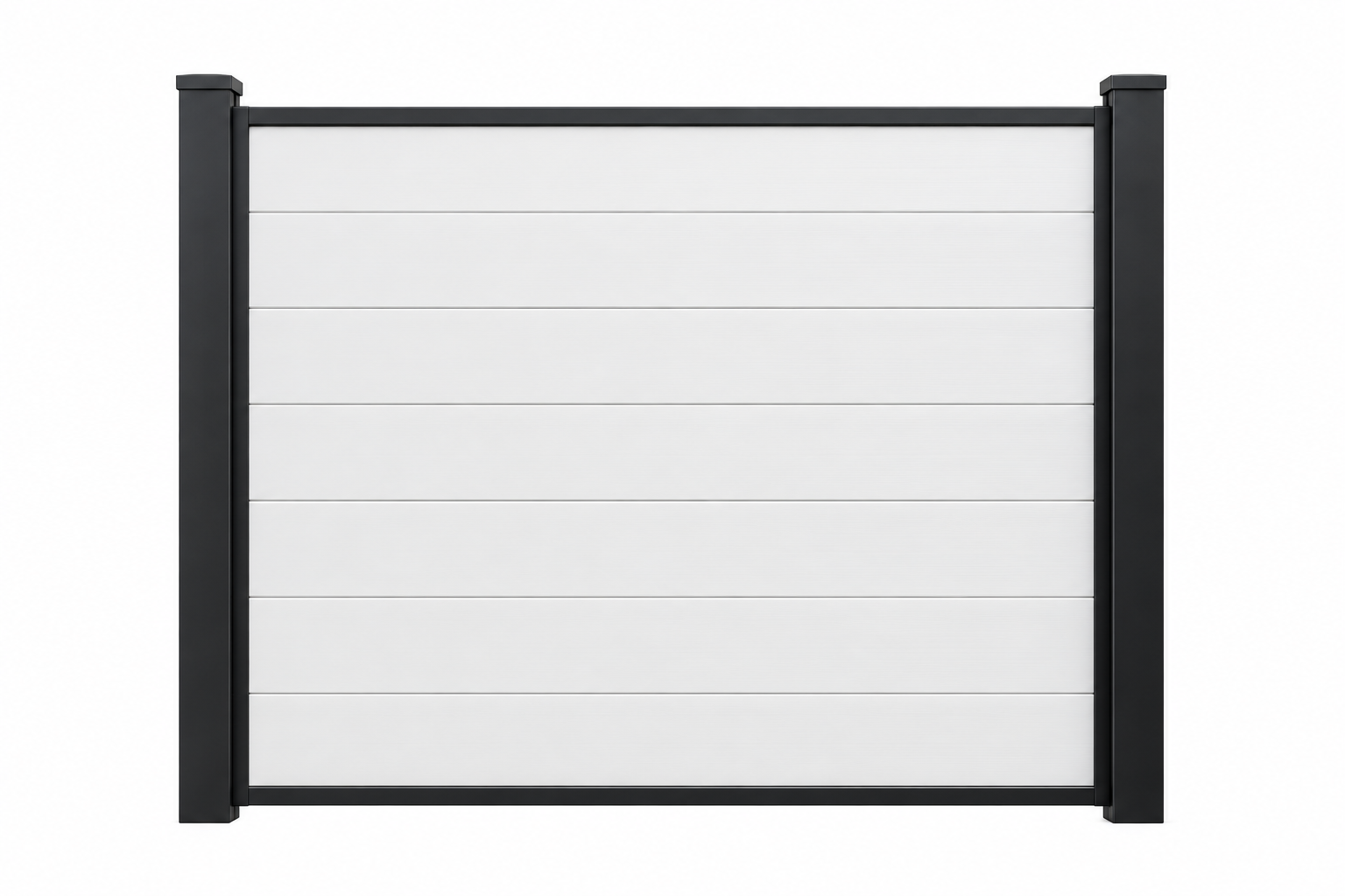 Panier de rangement en blanc avec cadre noir.