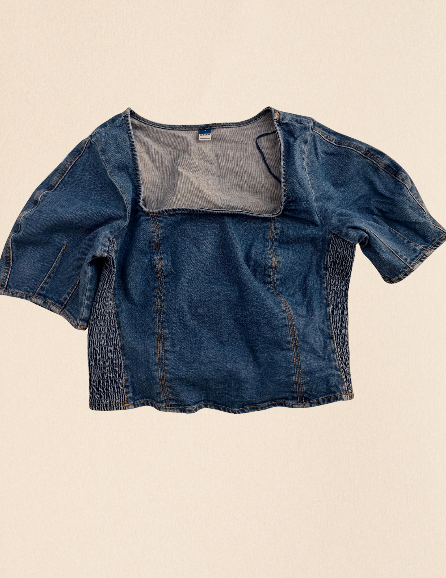 Denim Low Cut Shirt