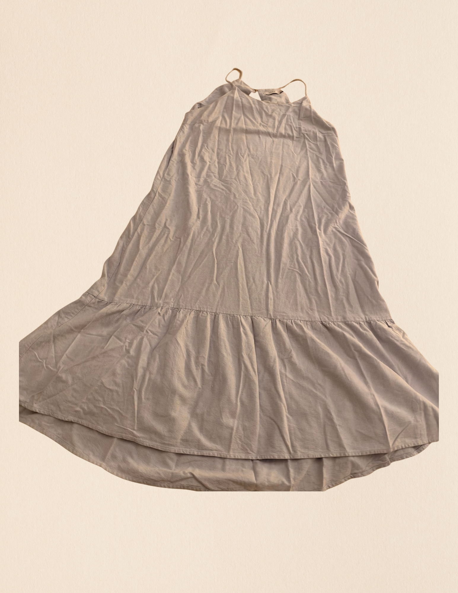 Linen Tennis Collar Sundress