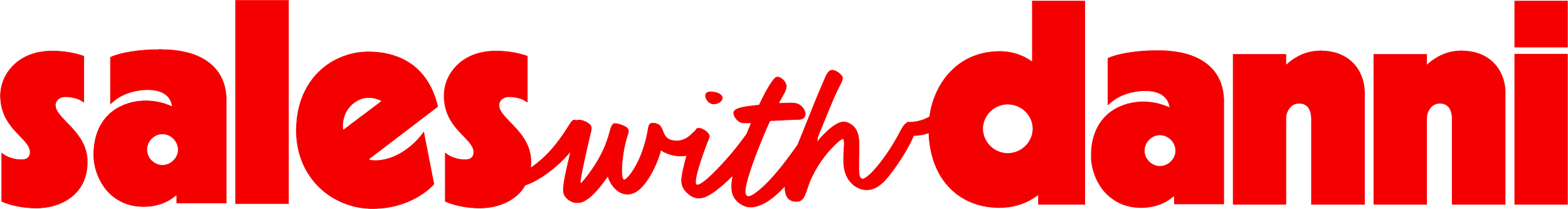 Red Logo Sales with Danni