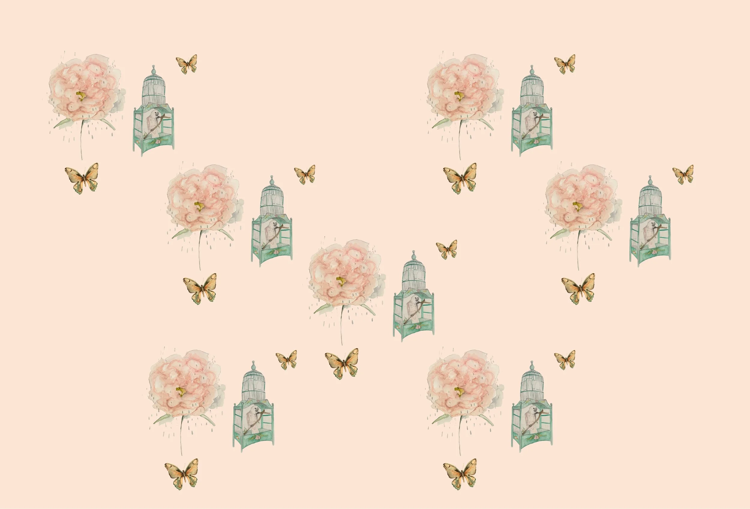 frog and rosey  (Wrapping Paper).jpg