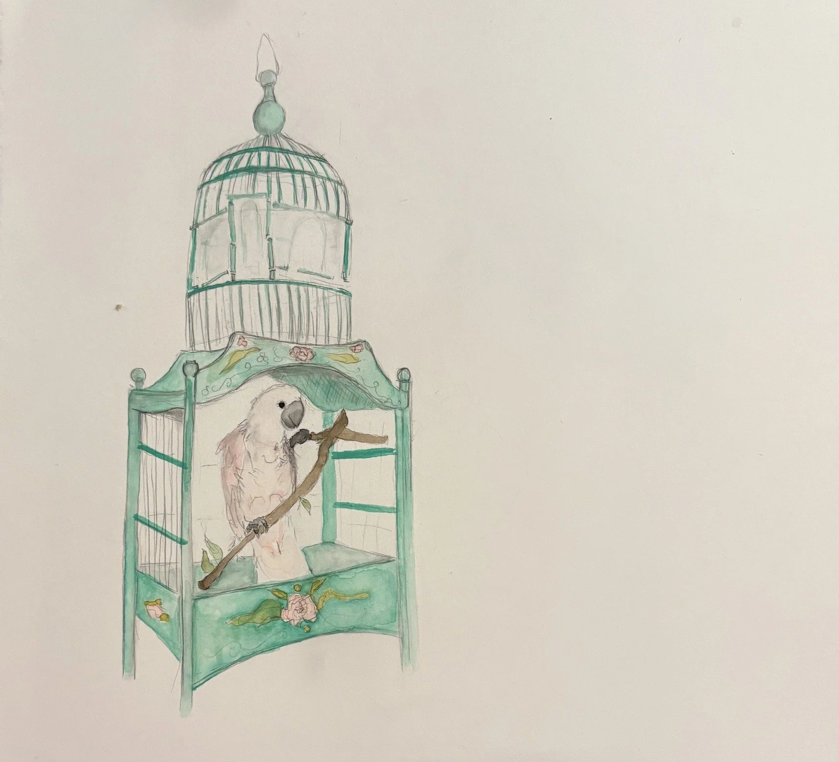 Singing Bird  Art Print