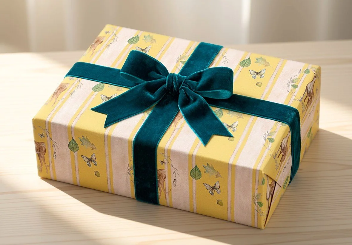 Woodland Stripe Gift Wrap