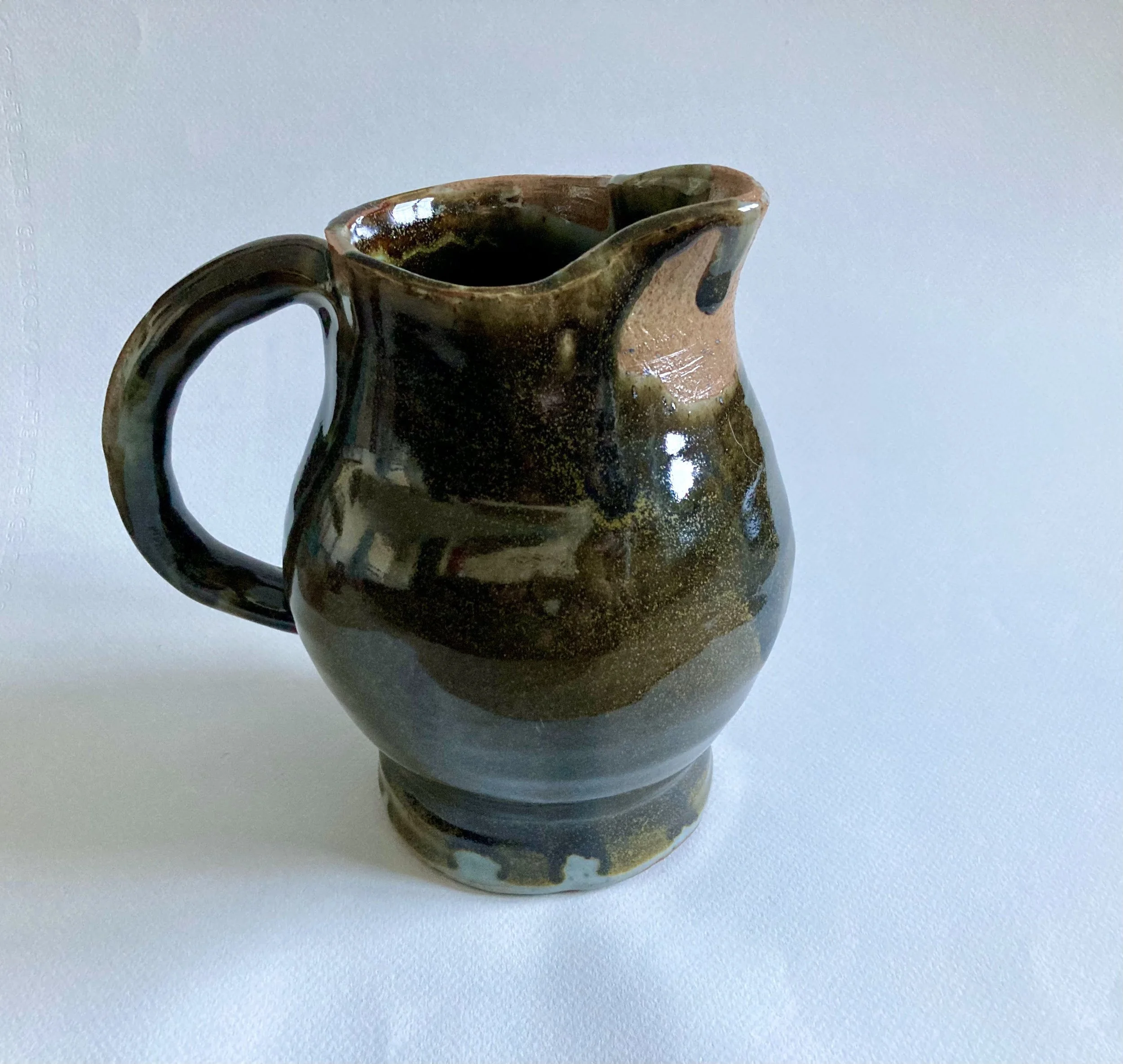 Stoneware pitcher