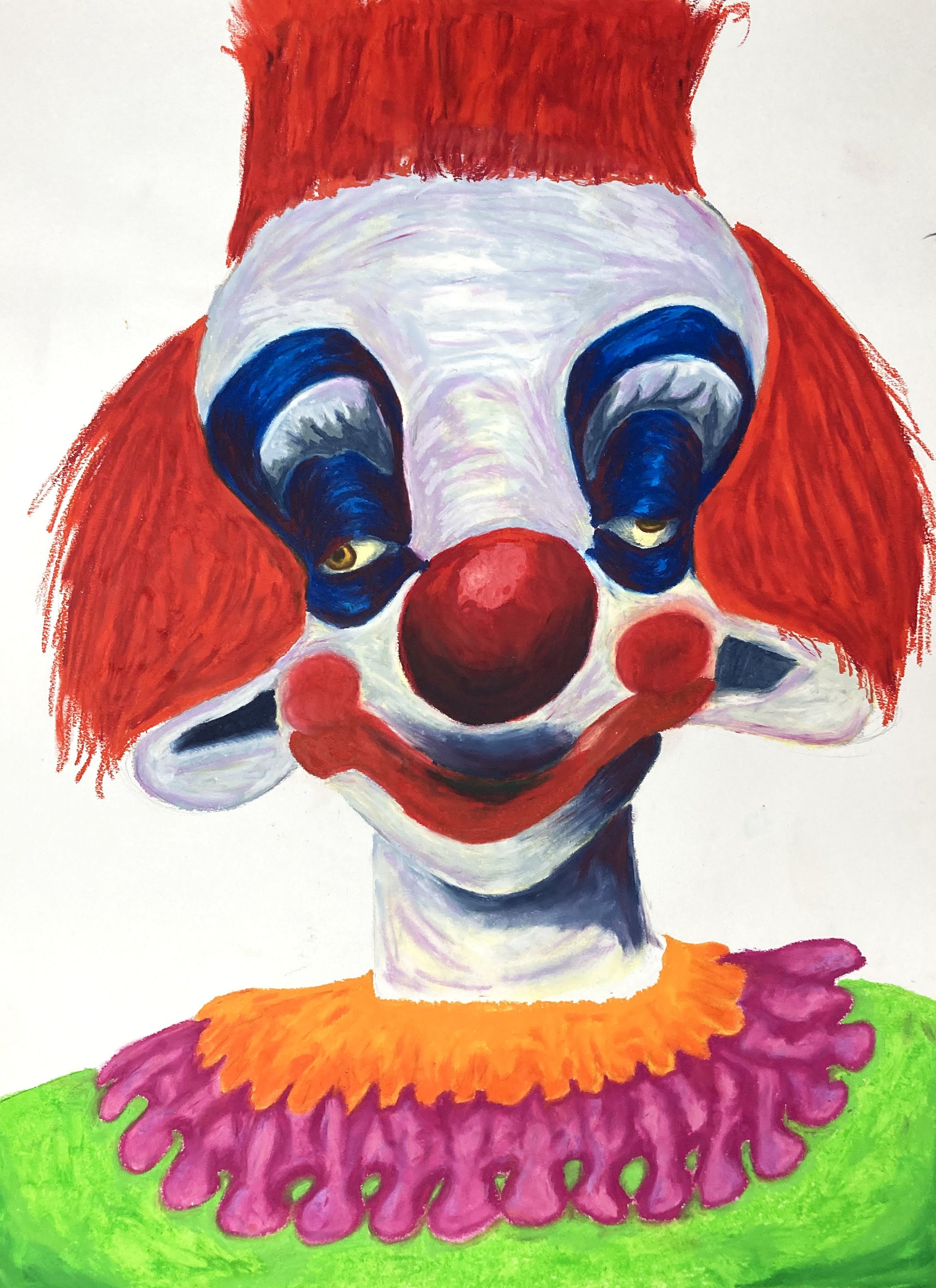 Oil pastel on paper