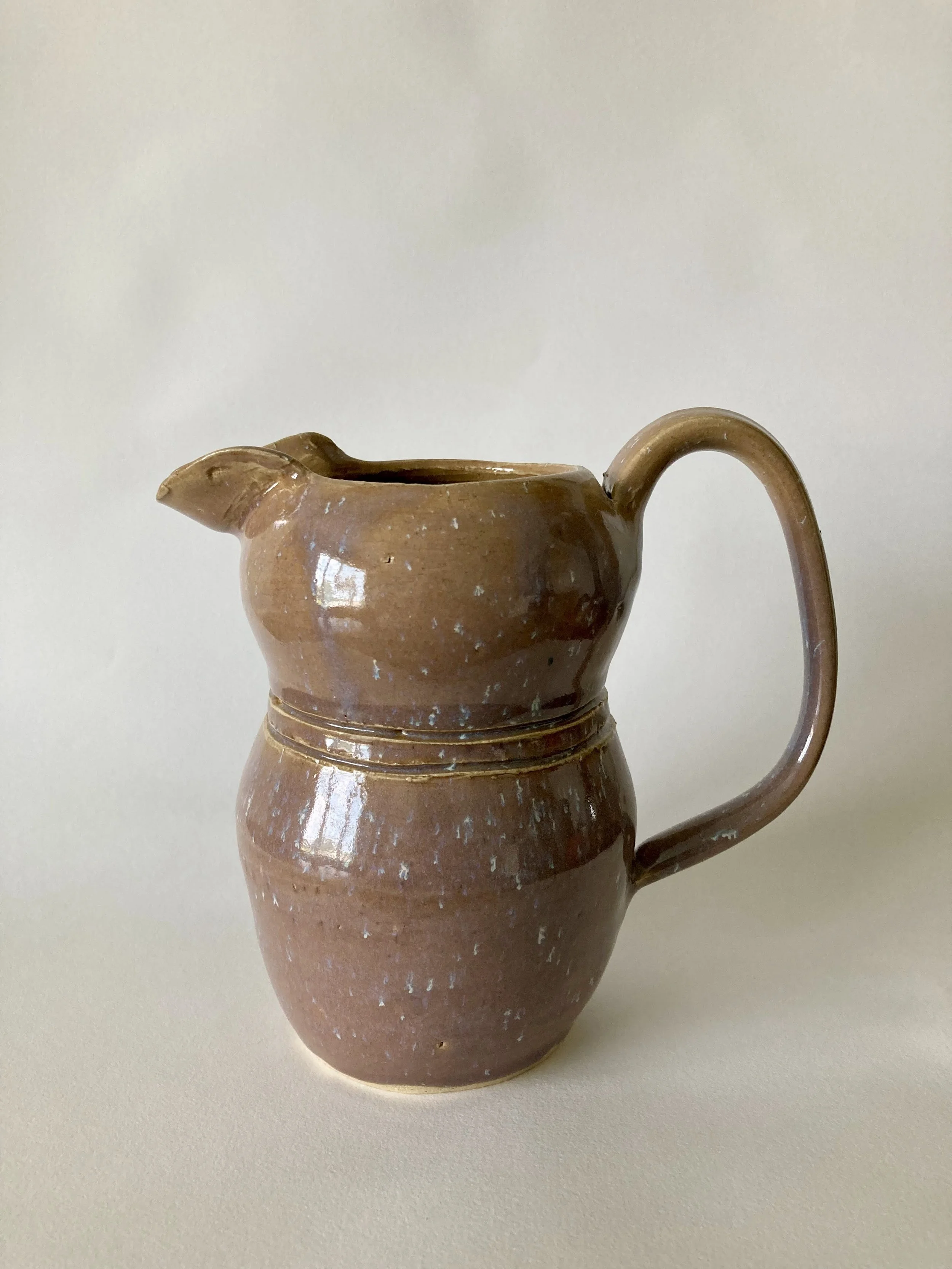 Stoneware pitcher