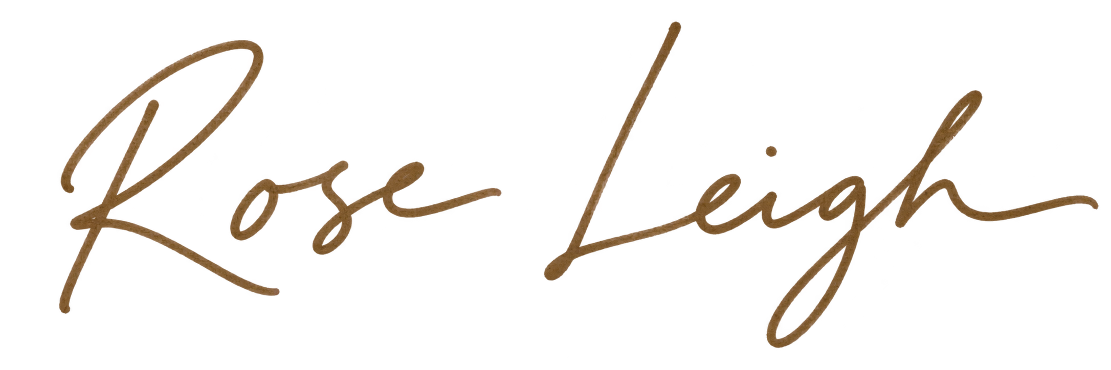 Stylized handwritten text saying 'Roc Leaah' in brown color.