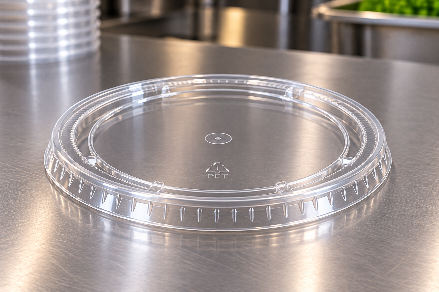 Flat Lid for 32 oz PET Cup