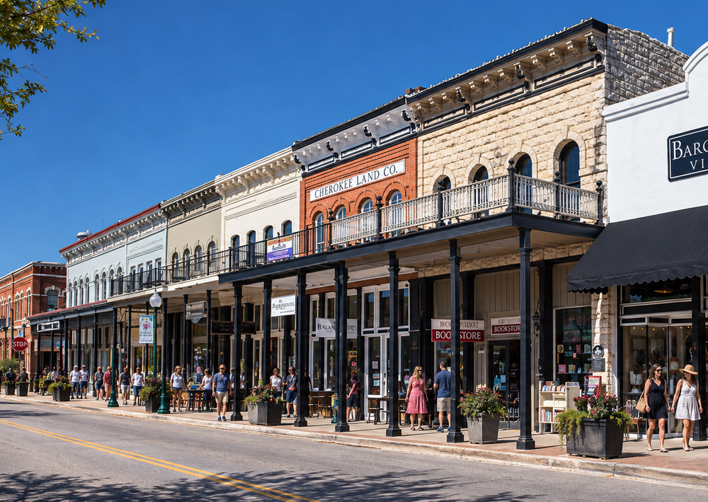 Historic downtown Granbury Texas