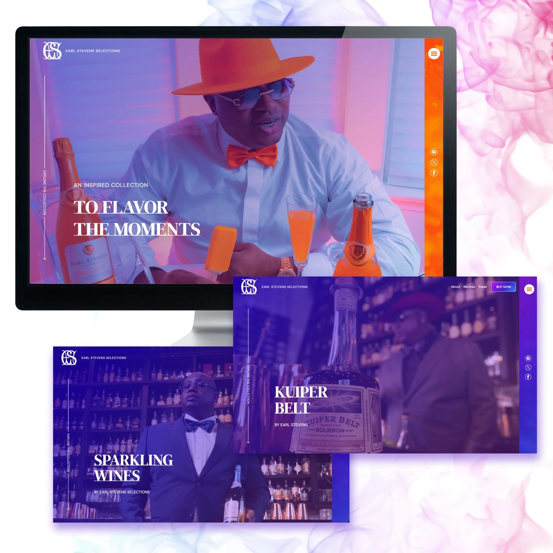 Earl Stevens Selections  /  Website Design