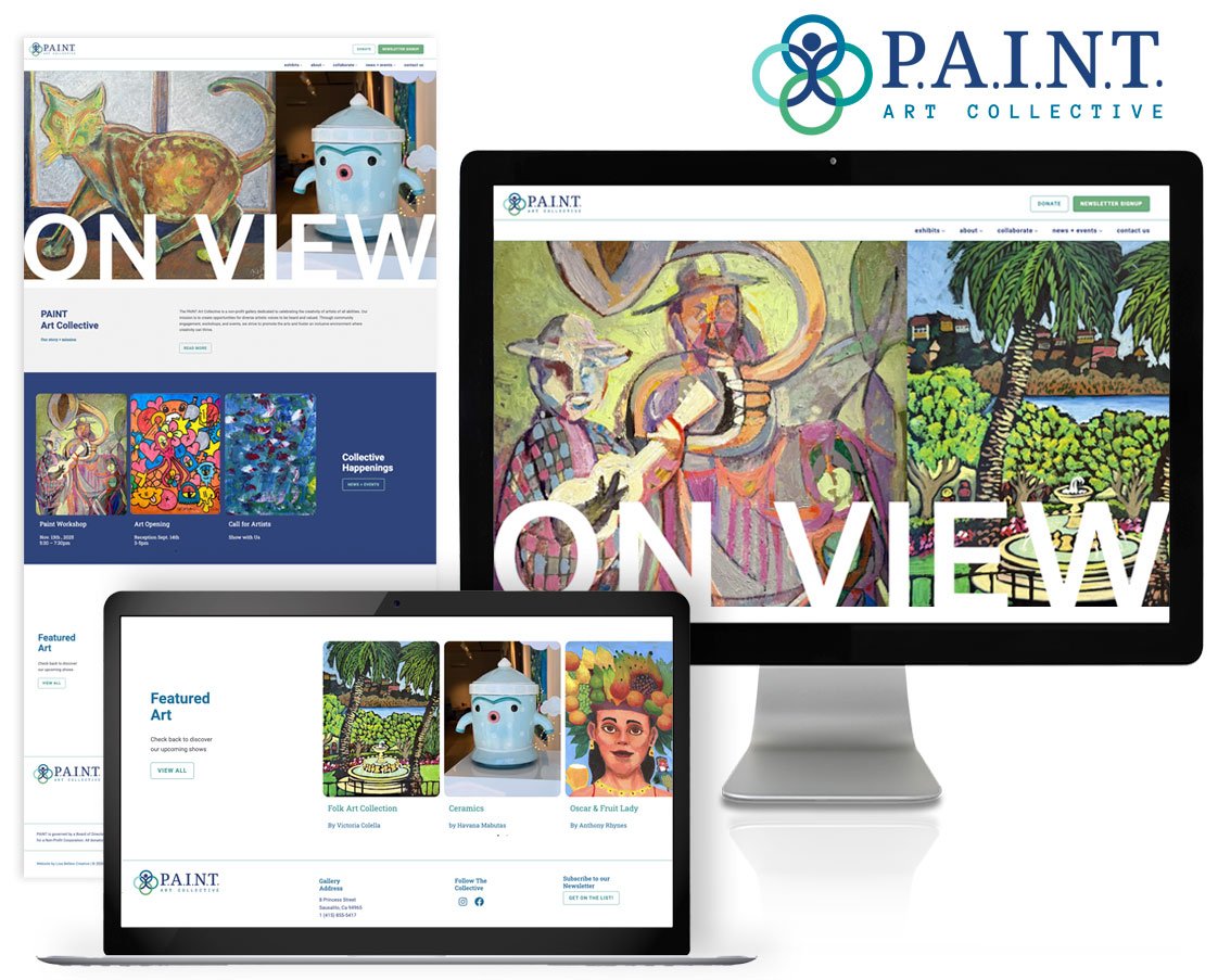 PAINT /  Web Design / Logo 