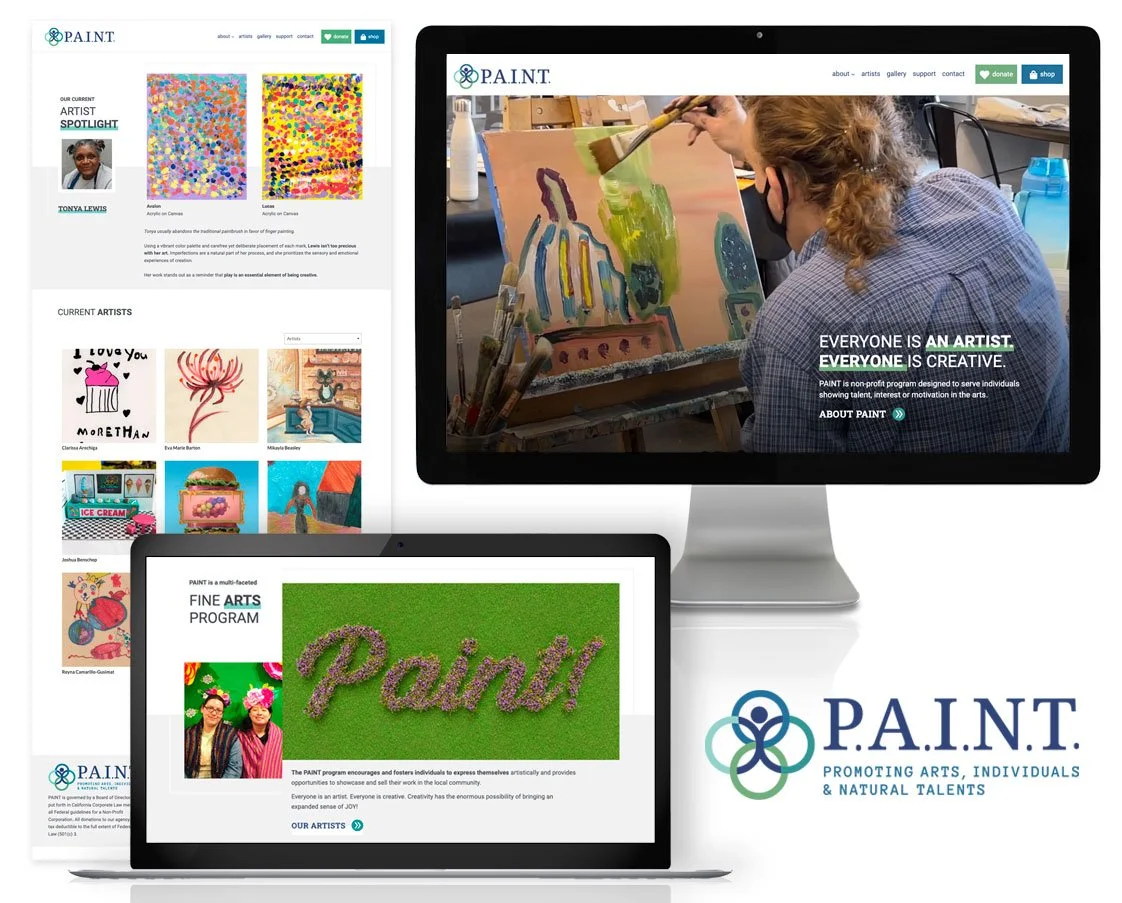 PAINT /  Web Design / Logo 