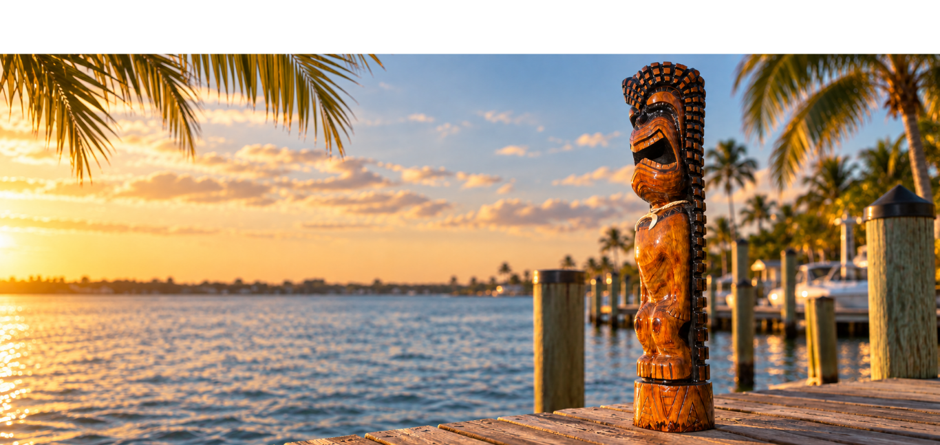 Hand-Carved Tiki Art & Sculptures | Tide + Tiki
