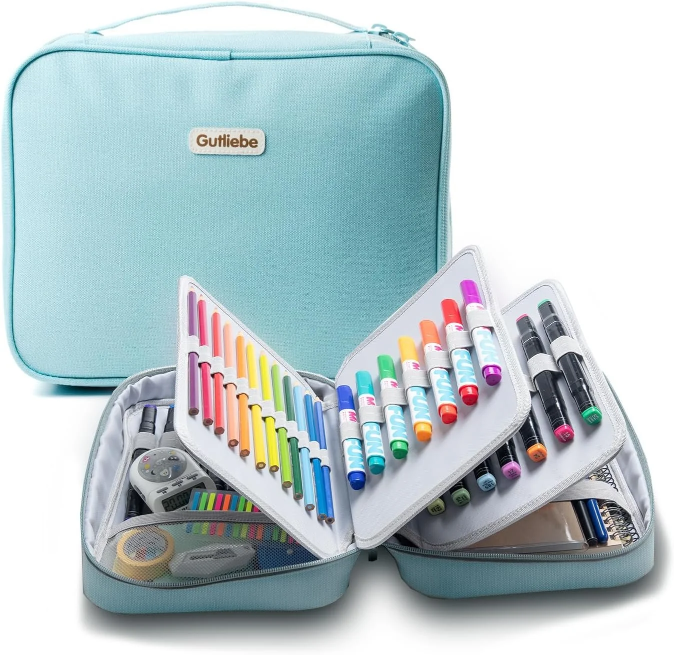 Travel marker/pen organizer