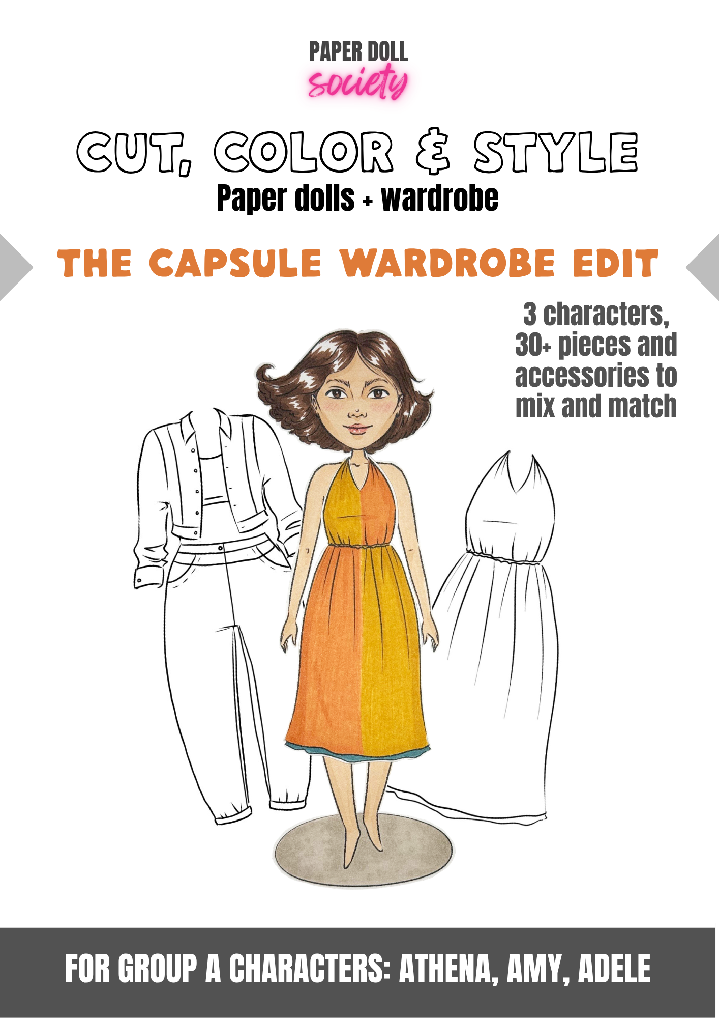 The Capsule Wardrobe Edit - 2 characters [Group A]