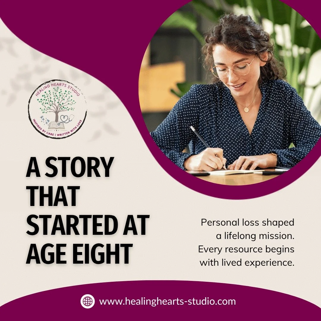 Jill Jensen was eight years old when her father died from colon cancer - and that experience never left her.

Decades later, it is the heart behind every resource Healing Hearts Studio creates, because she understands firsthand what it feels like t