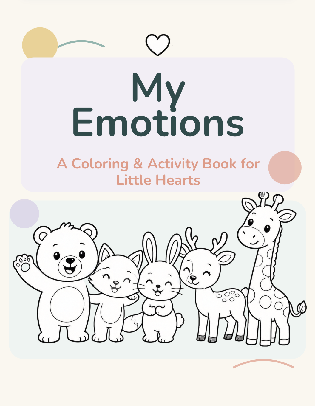 My Emotions - Coloring Pages & Activities