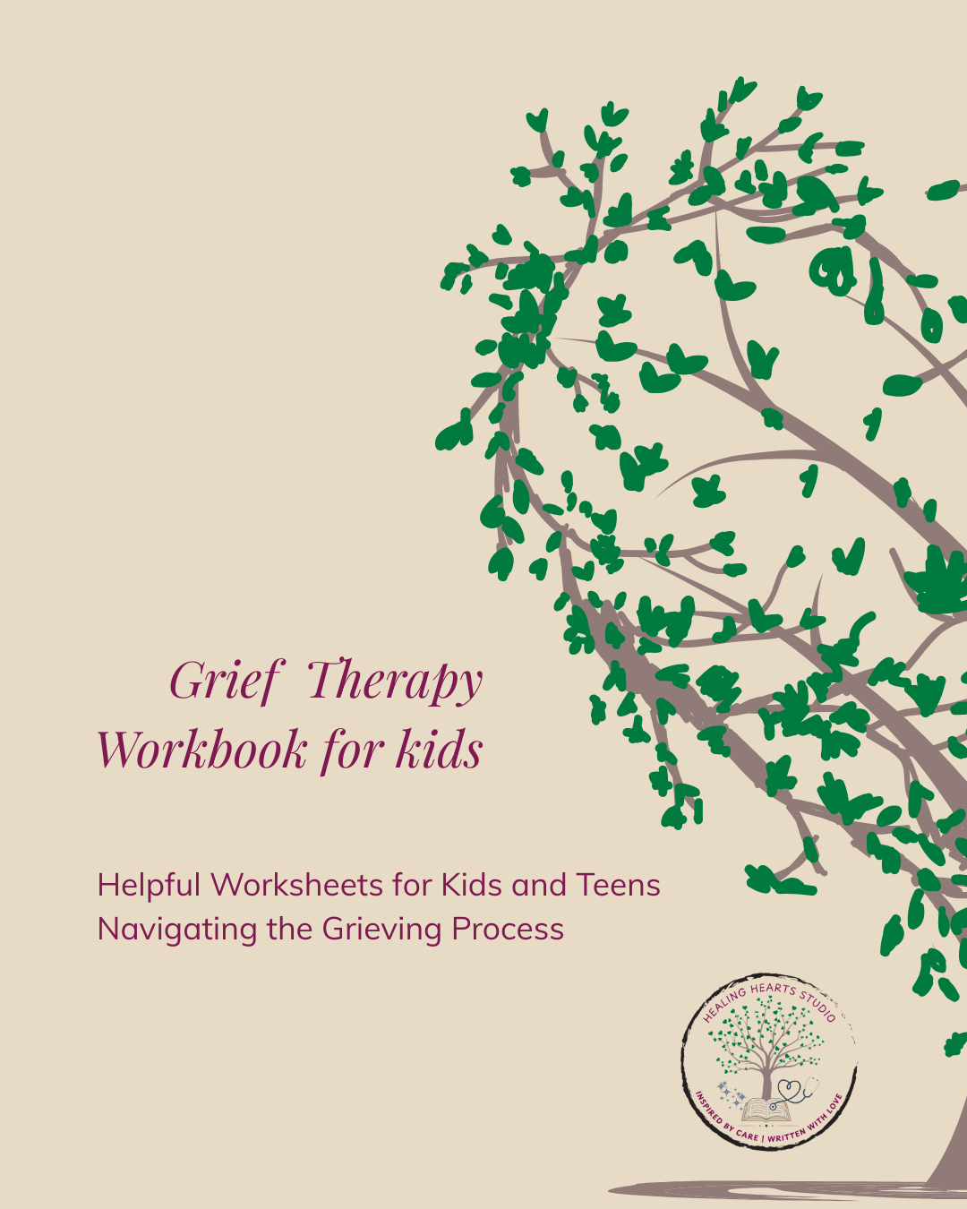 Kid's Grief Therapy Workbook