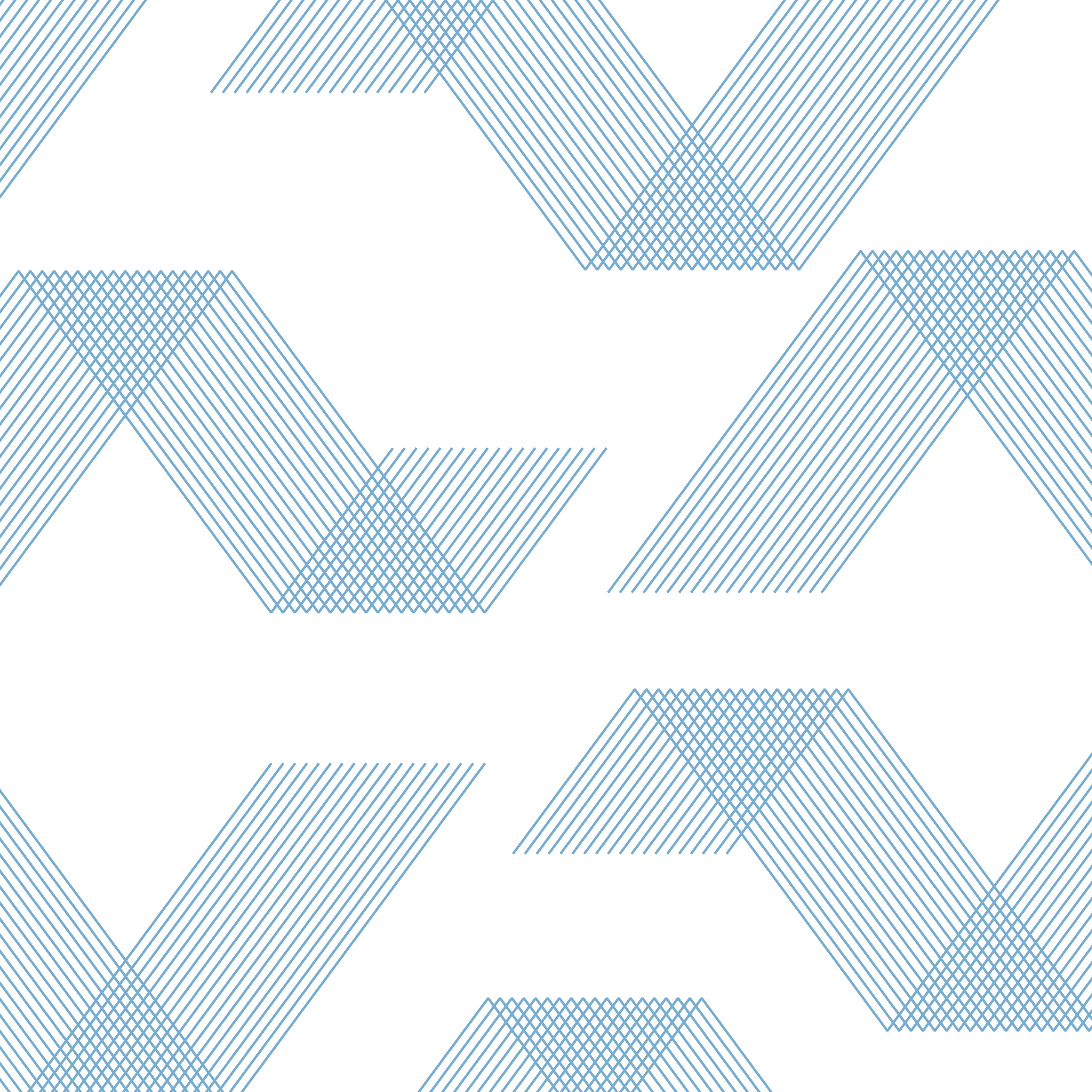 Close-up of a black background with light blue diagonal line patterns intersecting to form diamond shapes.