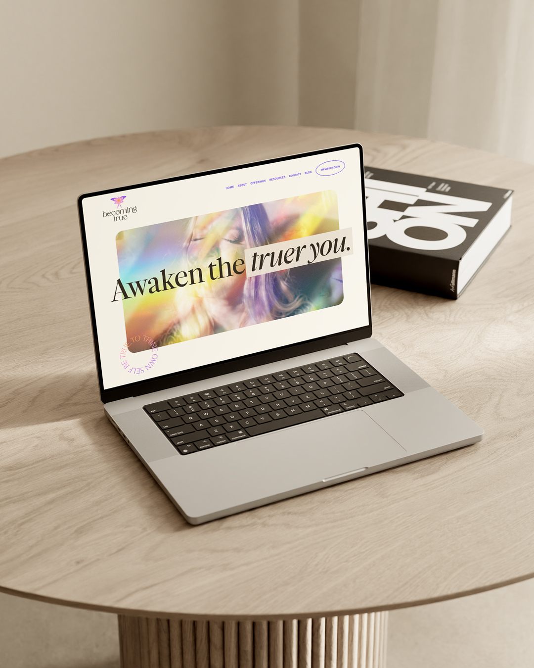 Spiritual Website Design for Becoming True