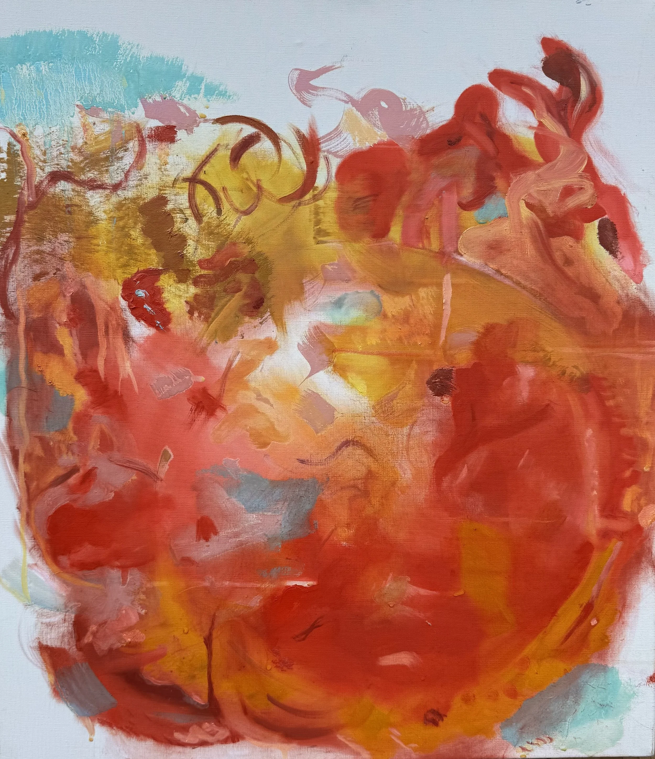Summer Breeze, 26" x 23", oil on linen, 2023