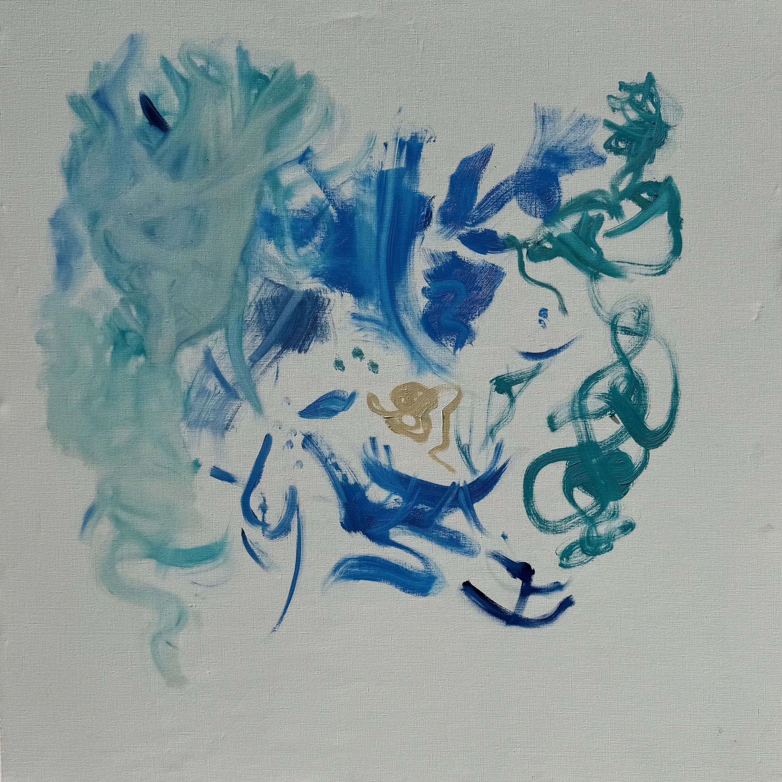 Spring Reverie, 36" x 36", oil on linen, 2021