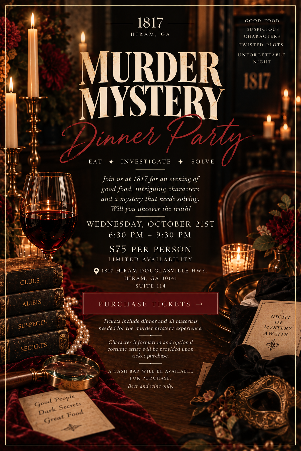 Murder Mystery Dinner Party