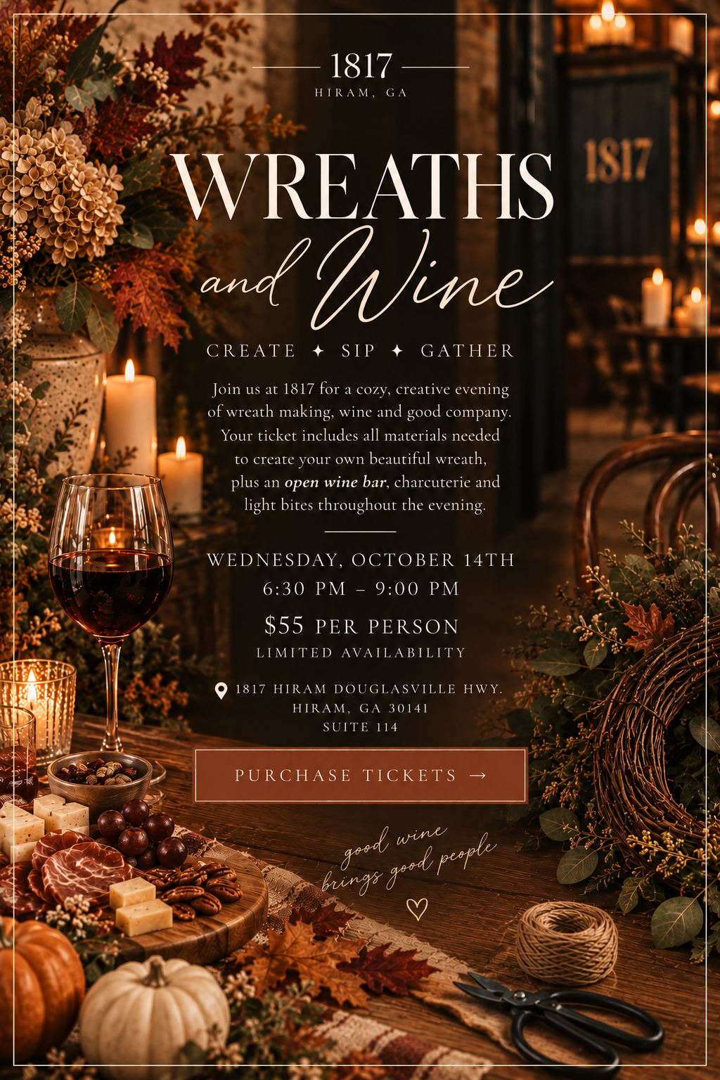 Wreaths & Wine