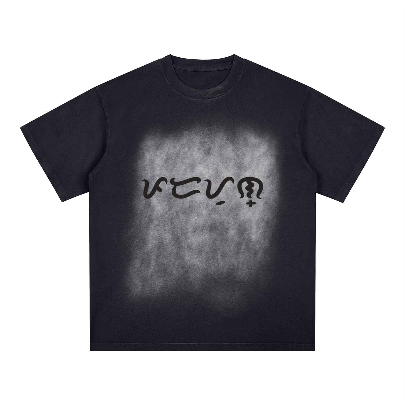 washed baybayin tee