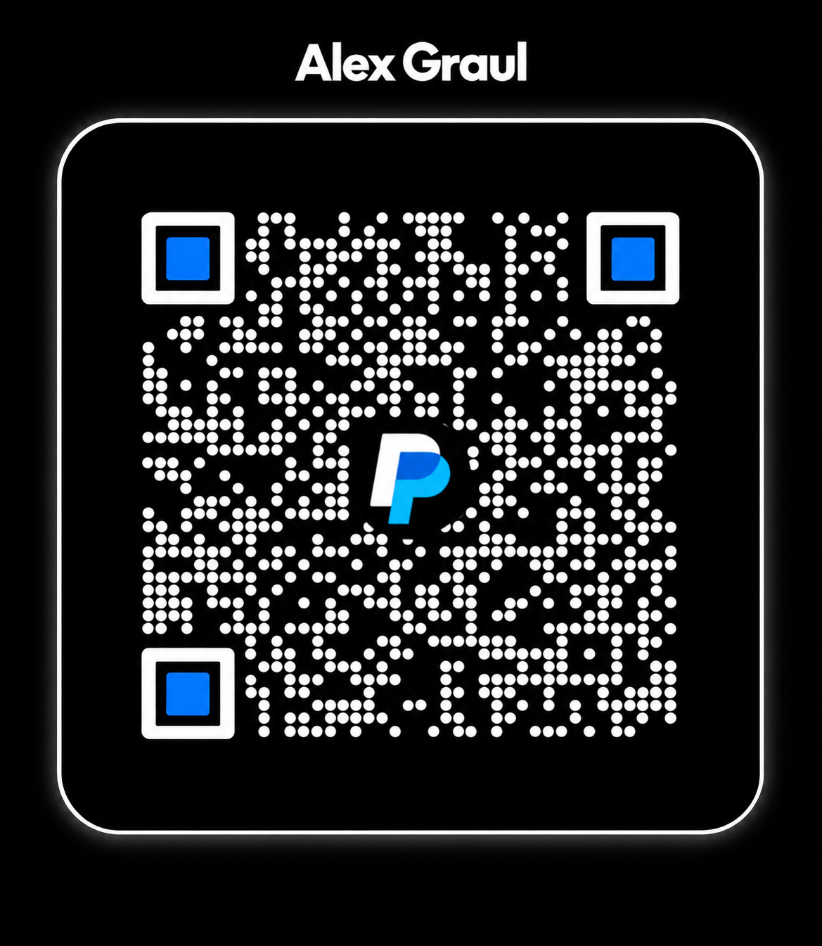 PayPal QR code for Alex Graul