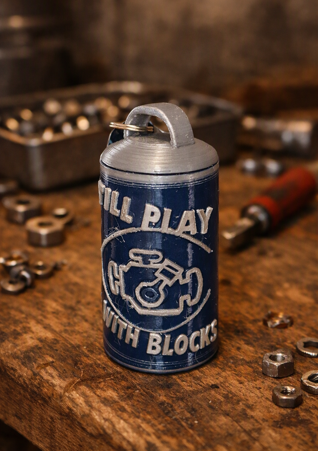 I STILL PLAY WITH BLOCKS Doggie Bag Dispenser