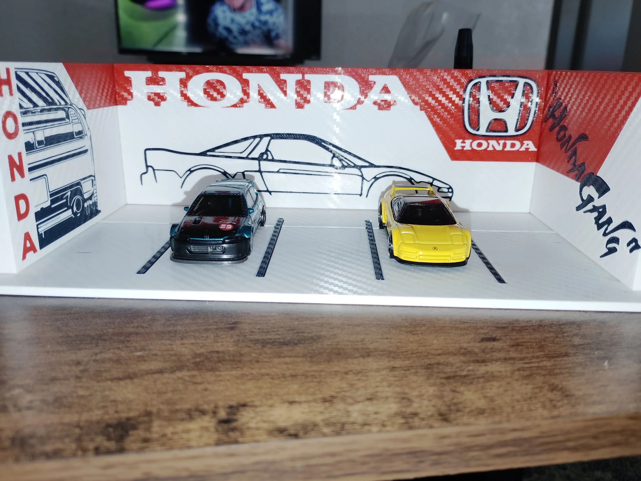 HONDA GARAGE 3D-PRINTED DISPLAY