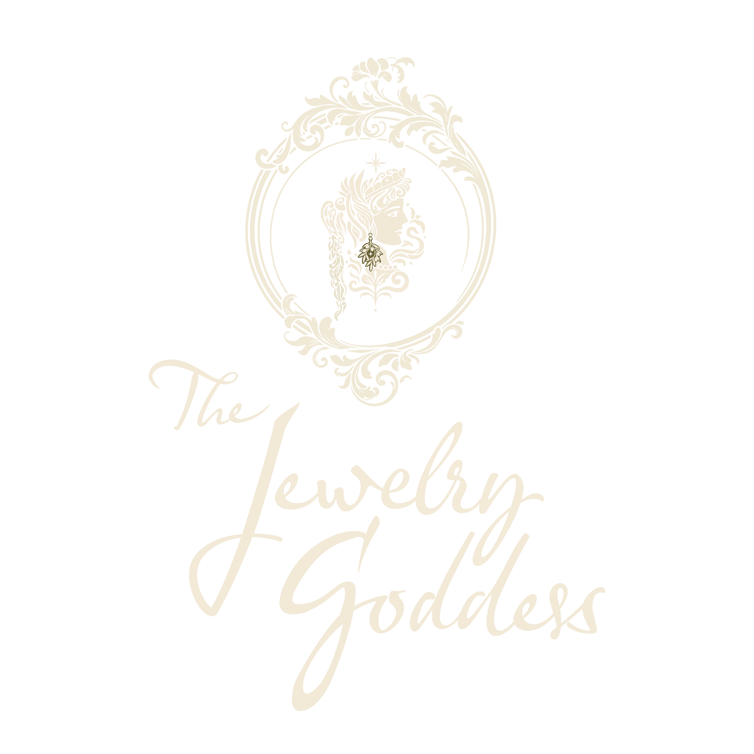 Decorative black and white illustration with a woman's profile, featuring floral and scroll elements, and cursive text reading 'The Lafleur bedsides'.